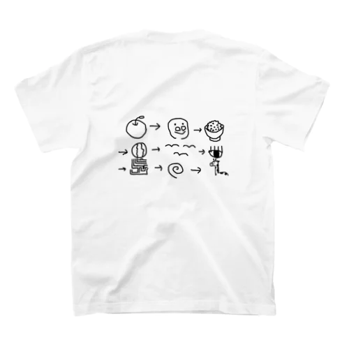 絵しりとり Regular Fit T-Shirt