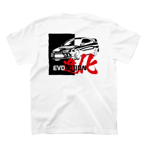 Evolution4-Black Regular Fit T-Shirt