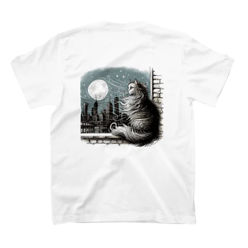 窓際のねこ Regular Fit T-Shirt