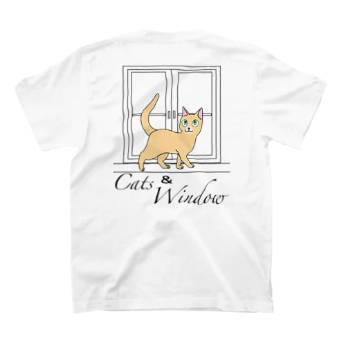 Cats & Windowシリーズ Regular Fit T-Shirt