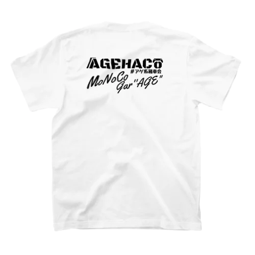 AGEHACO×MoNoCo 黒ロゴ スタンダードTシャツ