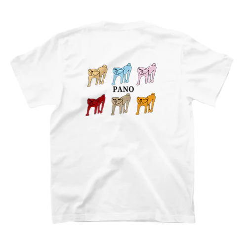 犬のパノ（集合） スタンダードTシャツ