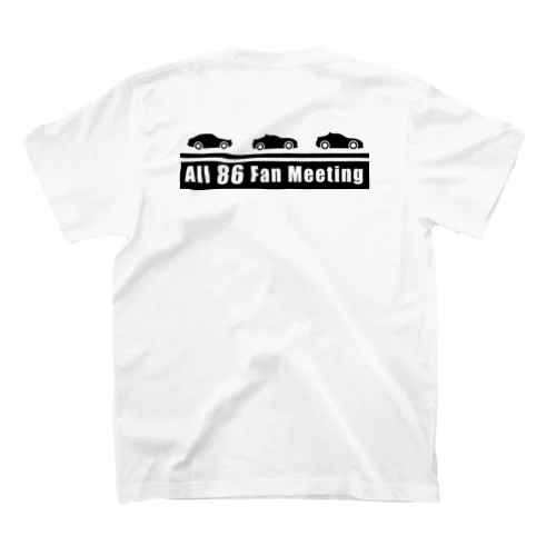 【背面】All 86 Fan MT バナー Regular Fit T-Shirt