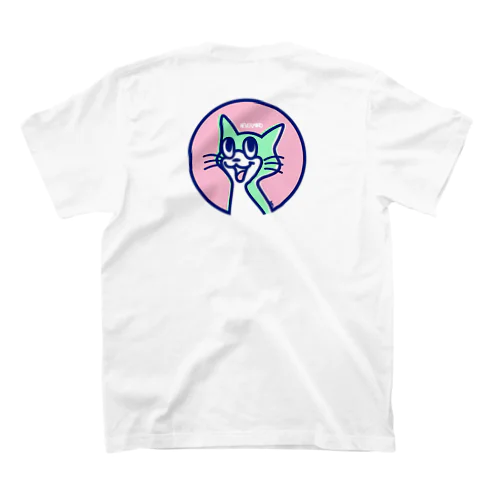 never mind cat グリーン スタンダードTシャツ