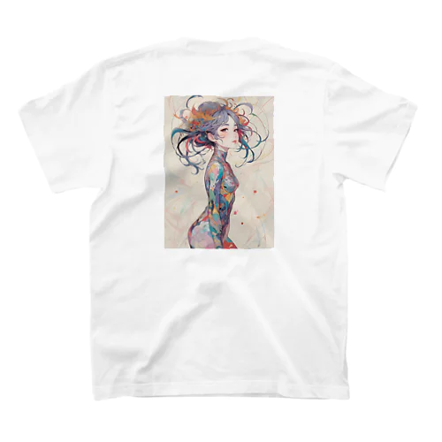 art of colorful girl スタンダードTシャツ