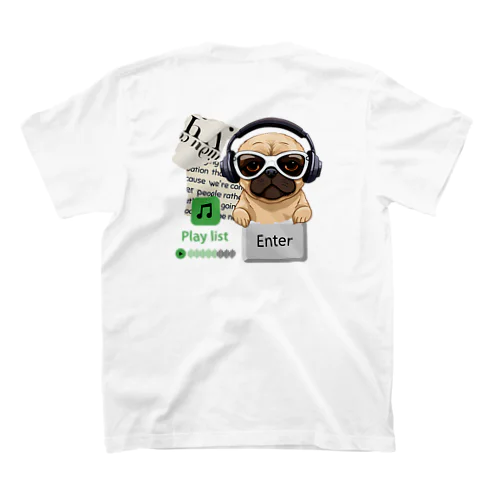 DJ Pug Regular Fit T-Shirt