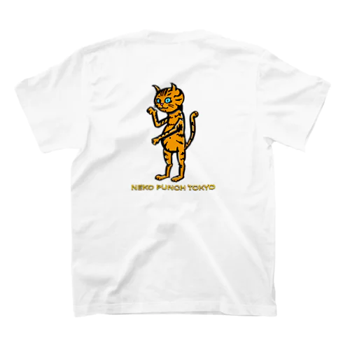 バックプリント振り向きキャット スタンダードTシャツ