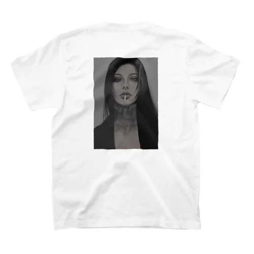 smoking girl Regular Fit T-Shirt