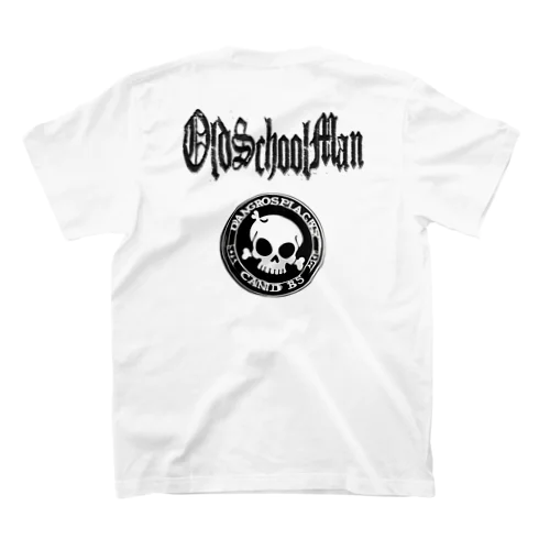 old school skull-01 Regular Fit T-Shirt