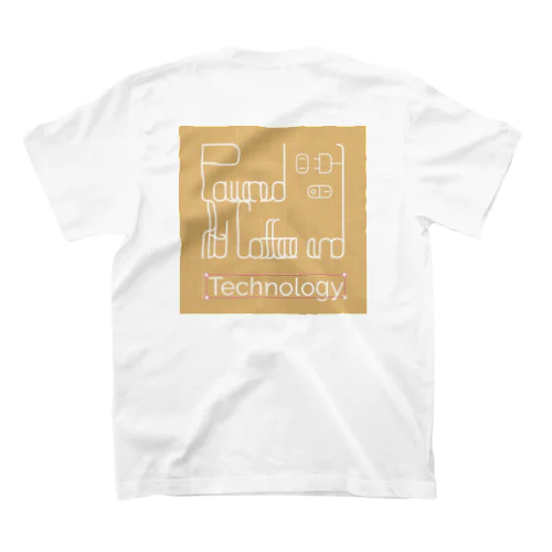 Powered by Coffee and Technology スタンダードTシャツ