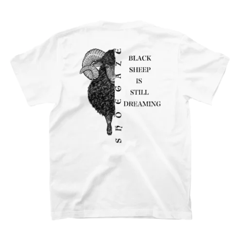 SHOEGAZING BLACK SHEEP. Regular Fit T-Shirt