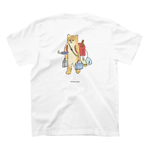 置き勉犬 スタンダードTシャツ