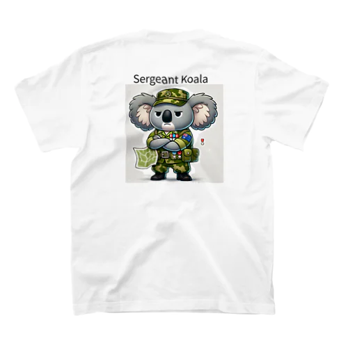 コアラ軍曹のバックプリントTシャツ Regular Fit T-Shirt