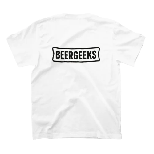 BEERGEEKS Minimal back Logo Tee Regular Fit T-Shirt