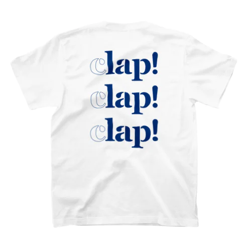 e_o_m clap!×3 バックプリント スタンダードTシャツ