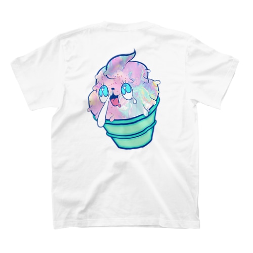 🍦（バックプリント）  Regular Fit T-Shirt