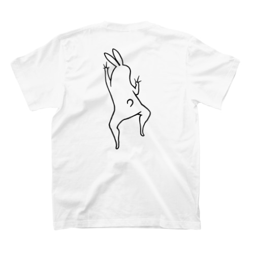 しがみつくうさぎ Regular Fit T-Shirt