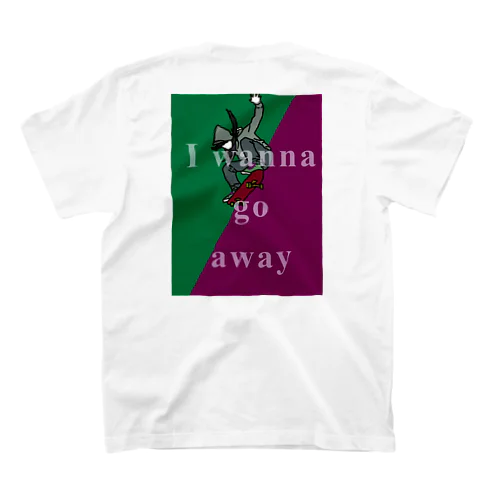 I wanna go away スタンダードTシャツ