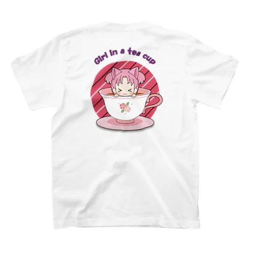 ティーカップに入った女の子 スタンダードTシャツ