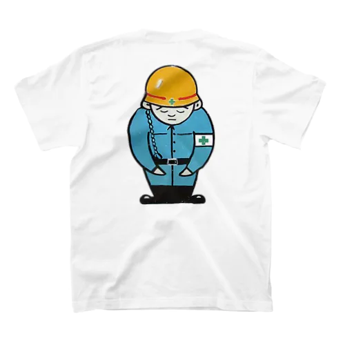 安全第一サン バックプリントTシャツ Regular Fit T-Shirt