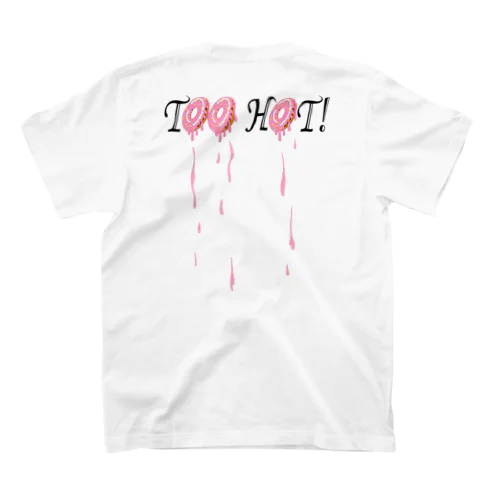 Too Hot! ピンク・ドーナツ(ドロドロ)T スタンダードTシャツ