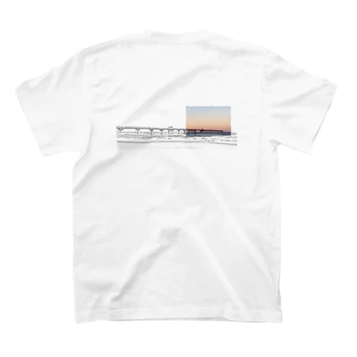 桟橋　バックプリント スタンダードTシャツ