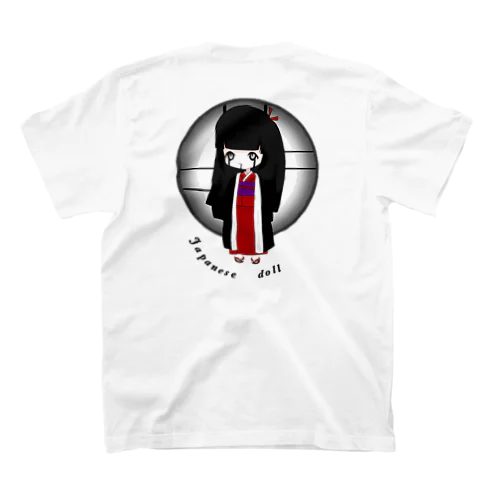 japanese doll Back print Regular Fit T-Shirt