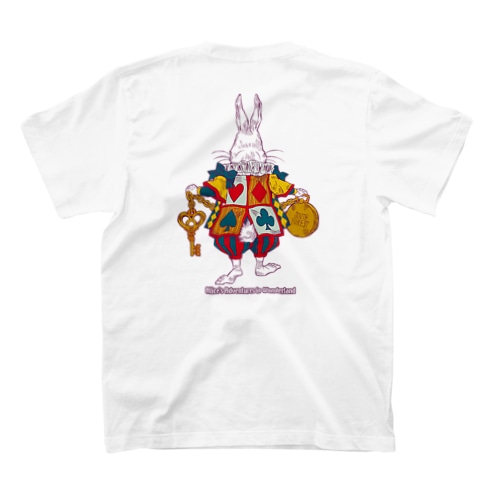 Alice White Rabbit アリスの白ウサギ Regular Fit T-Shirt
