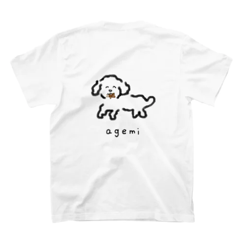 agemiTシャツ(背面) スタンダードTシャツ