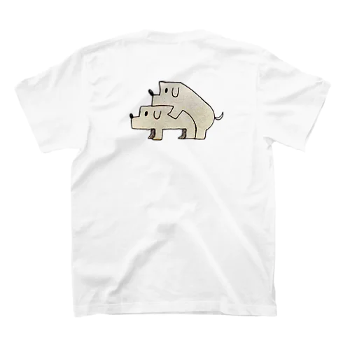 Dogs  Mating(犬の交尾) Regular Fit T-Shirt