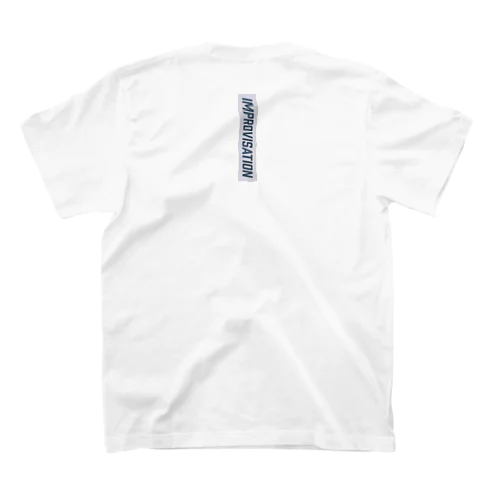 【全22色】IMPROVISATION〔01〕 背面ロゴ Regular Fit T-Shirt