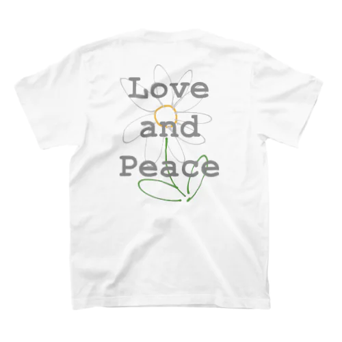 Love and Peace 1st logo tee スタンダードTシャツ