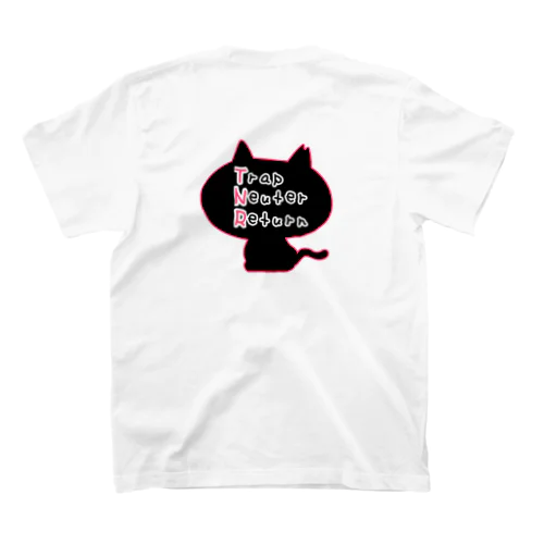 さくらねこ推進部ひげなし体あり スタンダードTシャツ