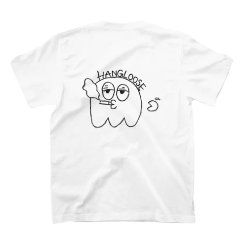 HANG LOOSE 背面プリント T スタンダードTシャツ