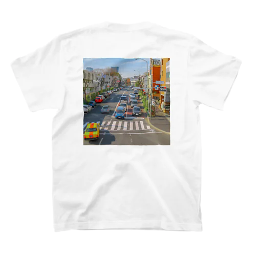 裏プリントのみのcar Tシャツ スタンダードTシャツ