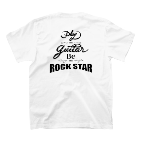 BRS(BLACK) バックプリント Regular Fit T-Shirt