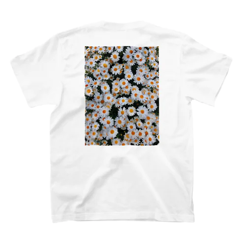 爽やかな白いお花 Regular Fit T-Shirt