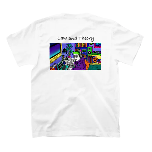 Law and Theory for artists tee(black logo) Regular Fit T-Shirt