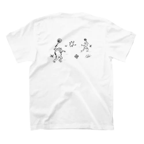 庭球蛙(文字ありバージョン) スタンダードTシャツ