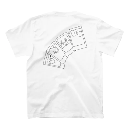 チェキ風 カップル  スタンダードTシャツ