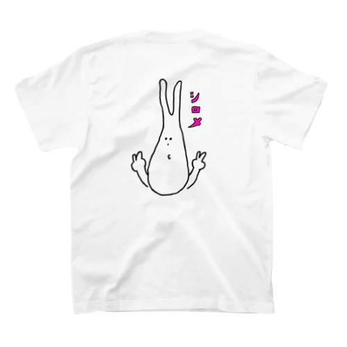 しろめうさぎのバックプリントTシャツ2 Regular Fit T-Shirt