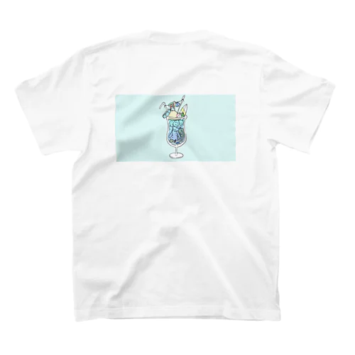 Summer soda  float (Back) Regular Fit T-Shirt