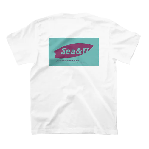 Sea&U  背面ロゴTシャツ Regular Fit T-Shirt