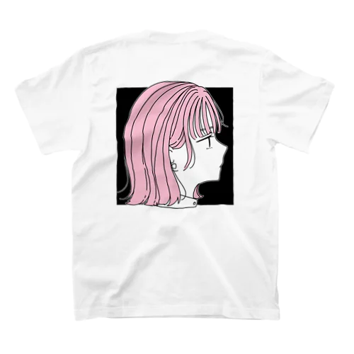 ピンクの子(裏表あり) Regular Fit T-Shirt