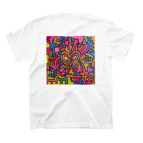 迷路みたいなハート Regular Fit T-Shirt
