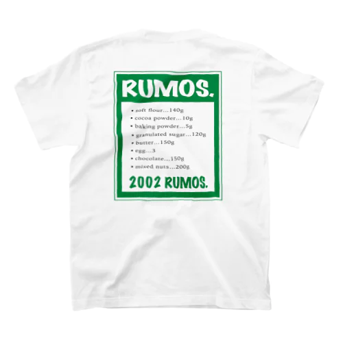 RUMOS.バックプリントT スタンダードTシャツ