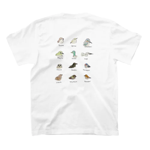 野鳥　カラー Regular Fit T-Shirt