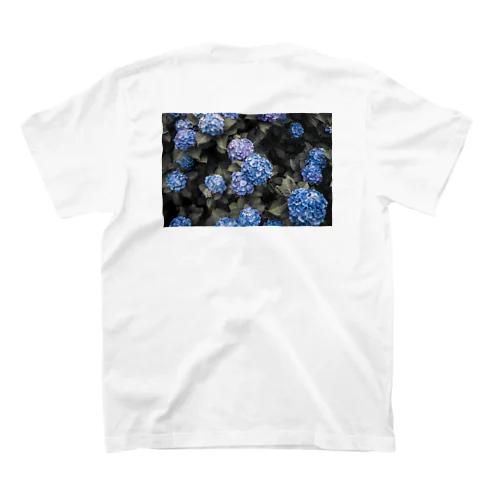 Hydrangea 紫陽花T blue スタンダードTシャツ