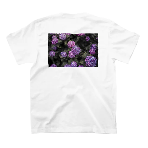 Hydrangea 紫陽花T purple Regular Fit T-Shirt