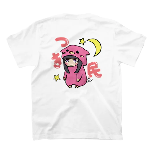 つき民ロゴTシャツ スタンダードTシャツ